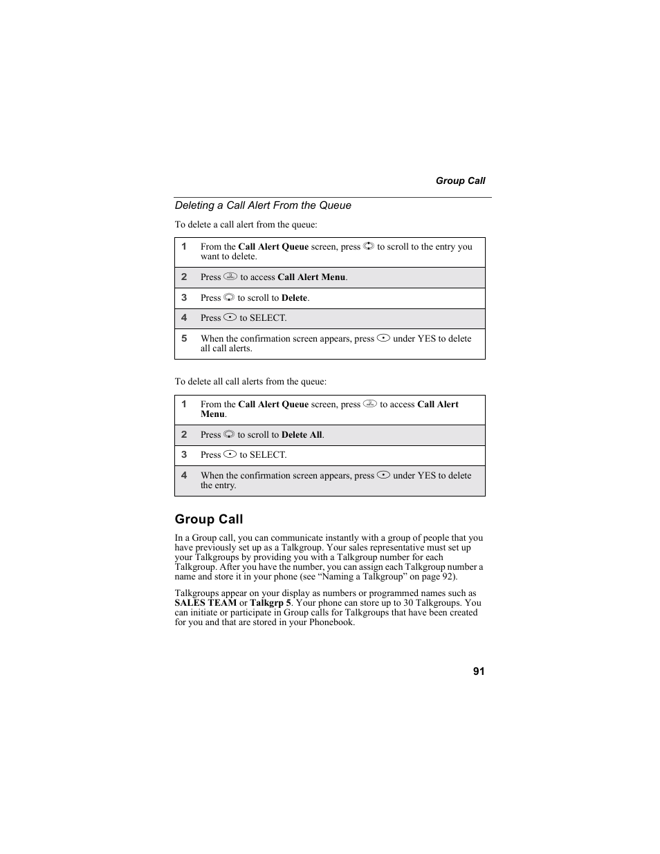 Group call | Motorola i55sr Phone User Manual | Page 91 / 176