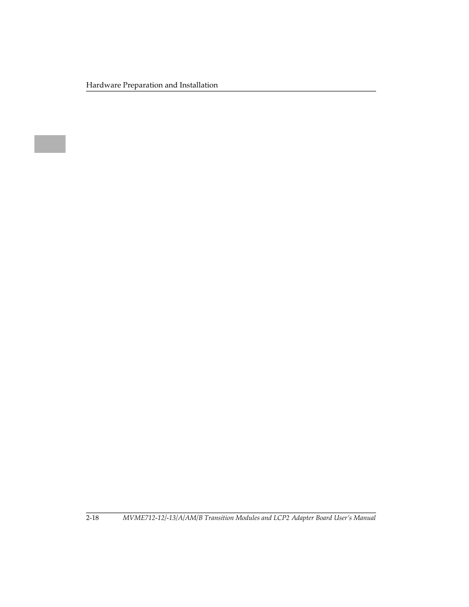 Motorola MVME712B User Manual | Page 33 / 74