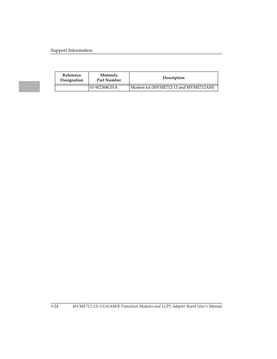 Motorola MVME712B User Manual | Page 57 / 74