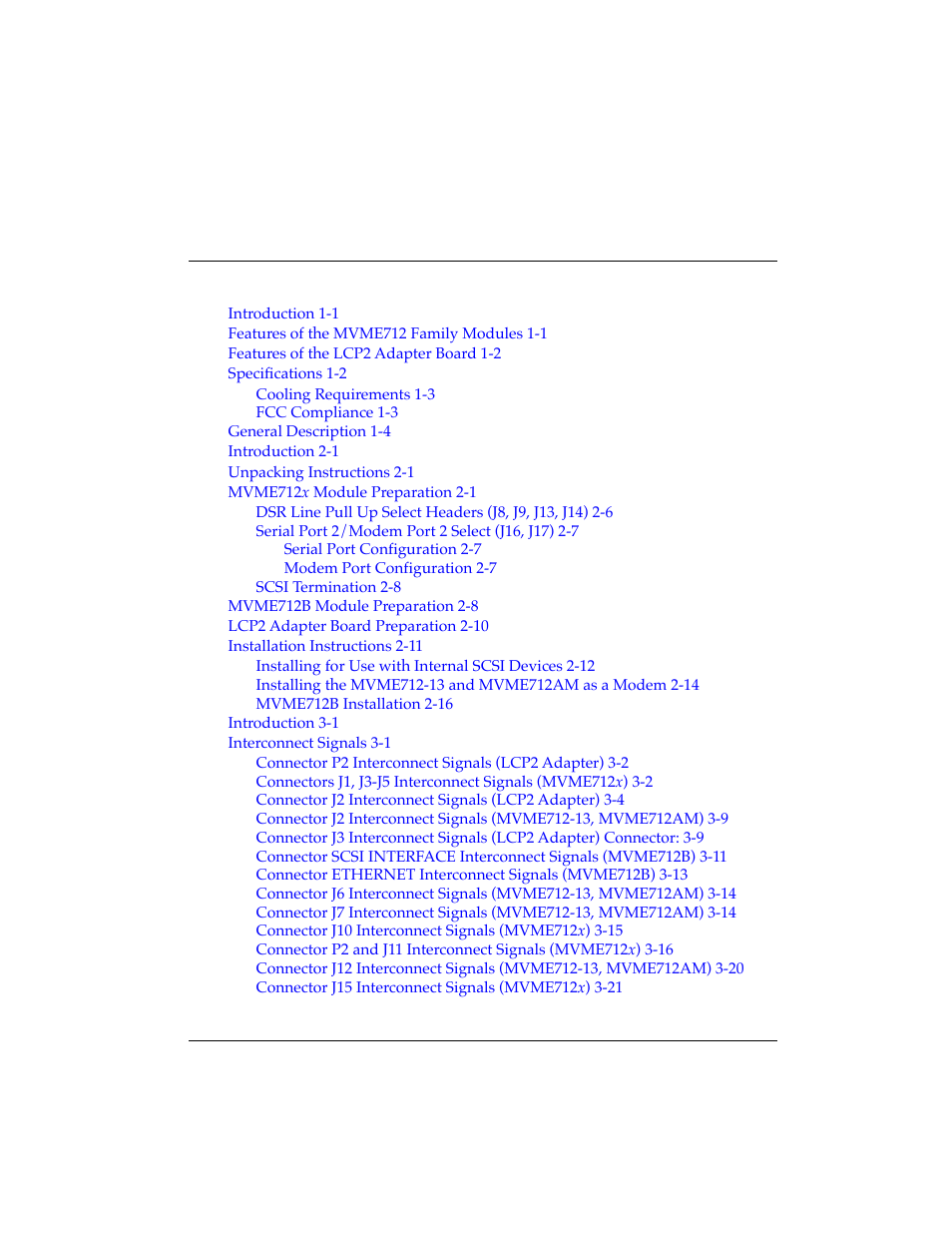 Motorola MVME712B User Manual | Page 9 / 74