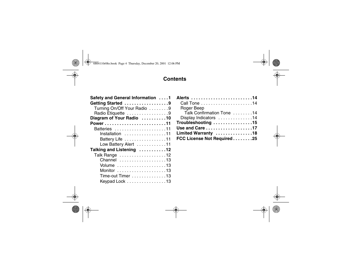 Motorola T4300 User Manual | Page 4 / 32