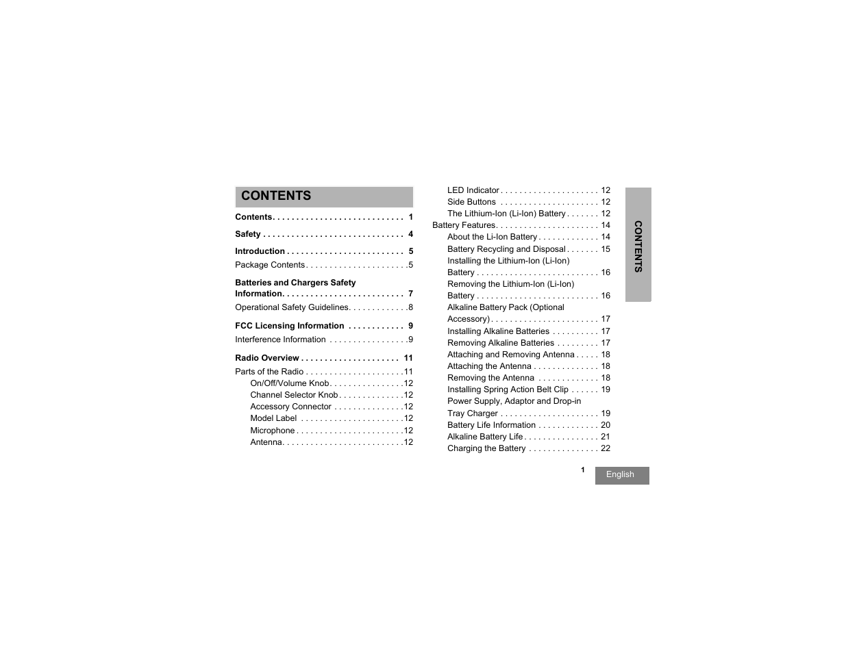 Motorola RDX SERIES RDU4100 User Manual | Page 3 / 99