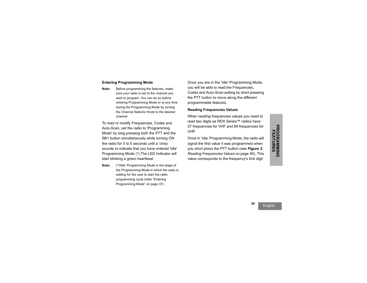 Motorola RDX SERIES RDU4100 User Manual | Page 41 / 99
