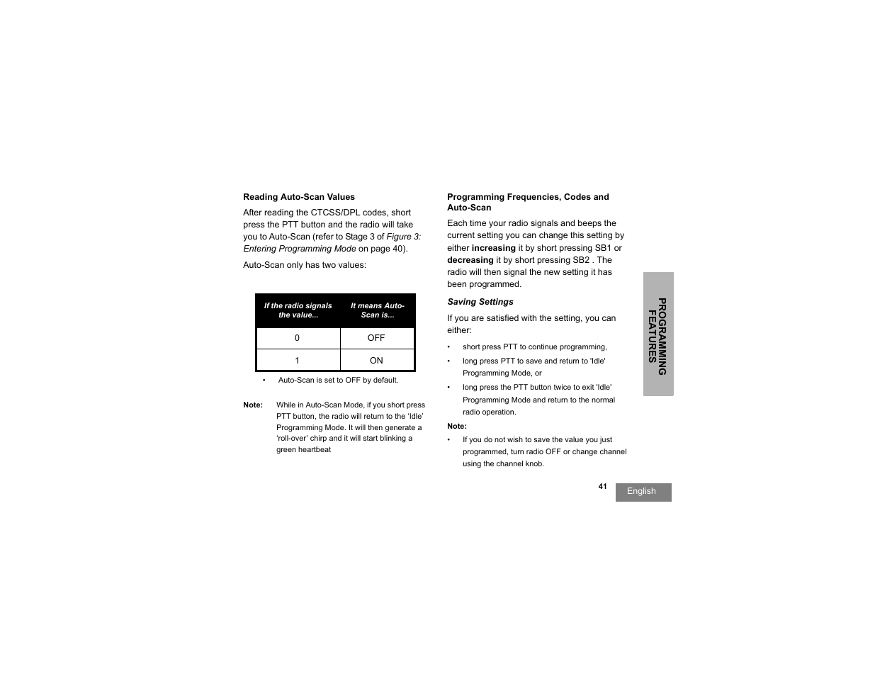 Motorola RDX SERIES RDU4100 User Manual | Page 43 / 99