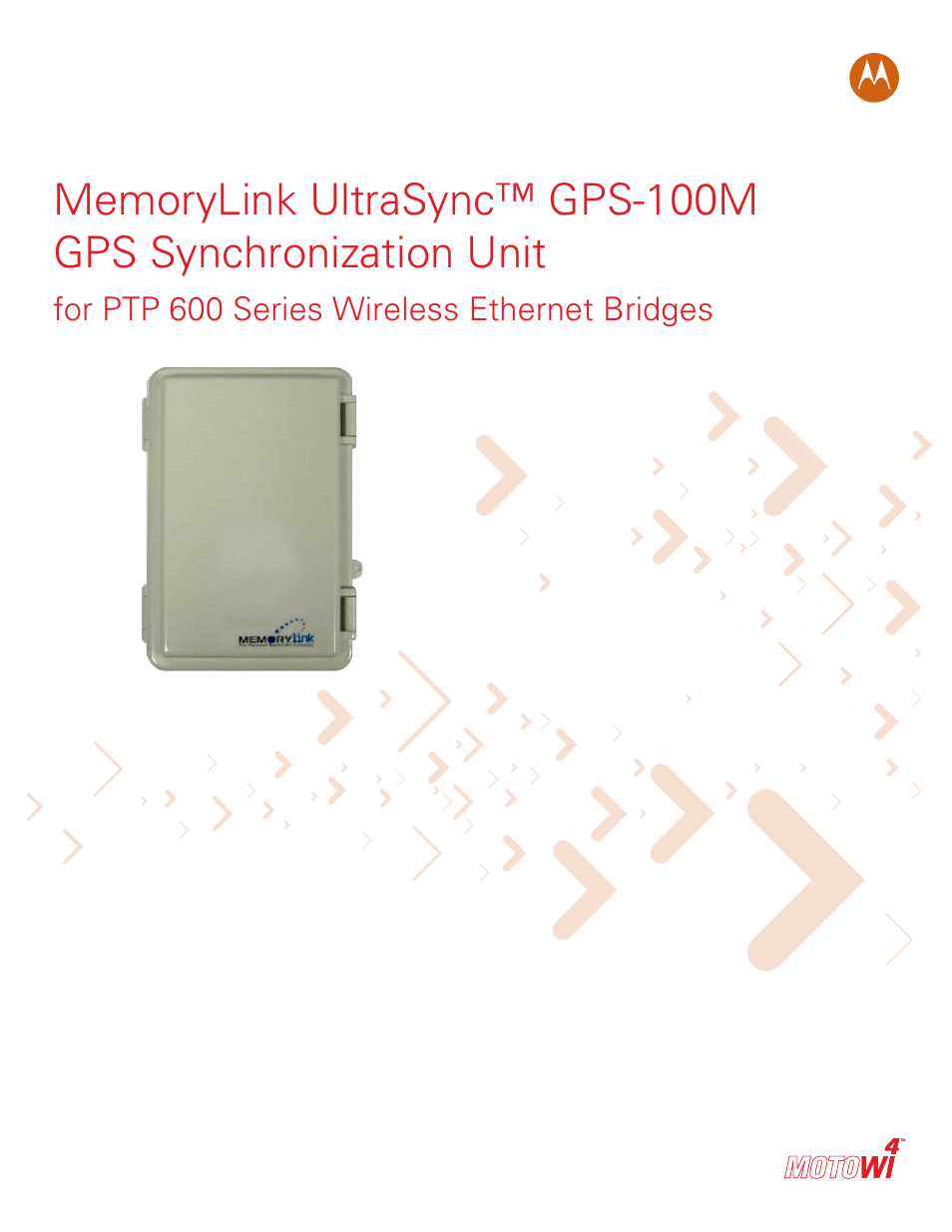 Motorola PTP 600 User Manual | 8 pages