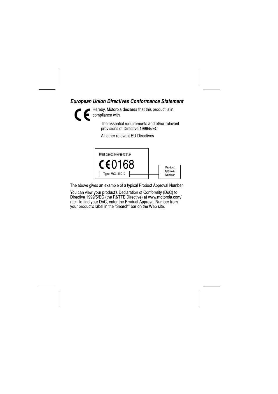 Motorola E398 User Manual | Page 118 / 120