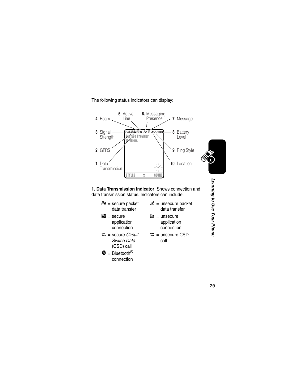 Motorola E398 User Manual | Page 30 / 120