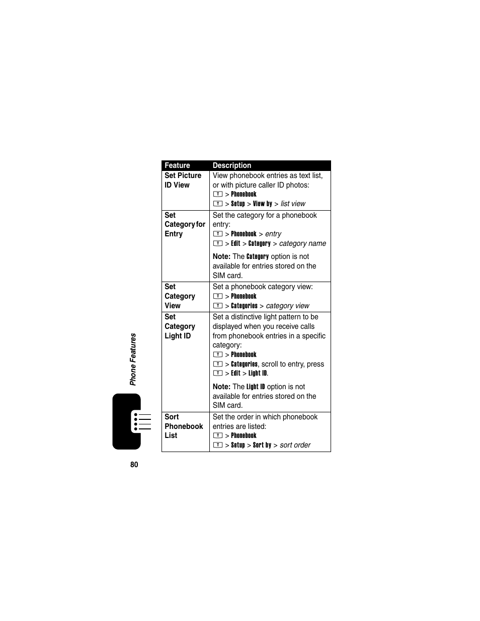 Motorola E398 User Manual | Page 81 / 120