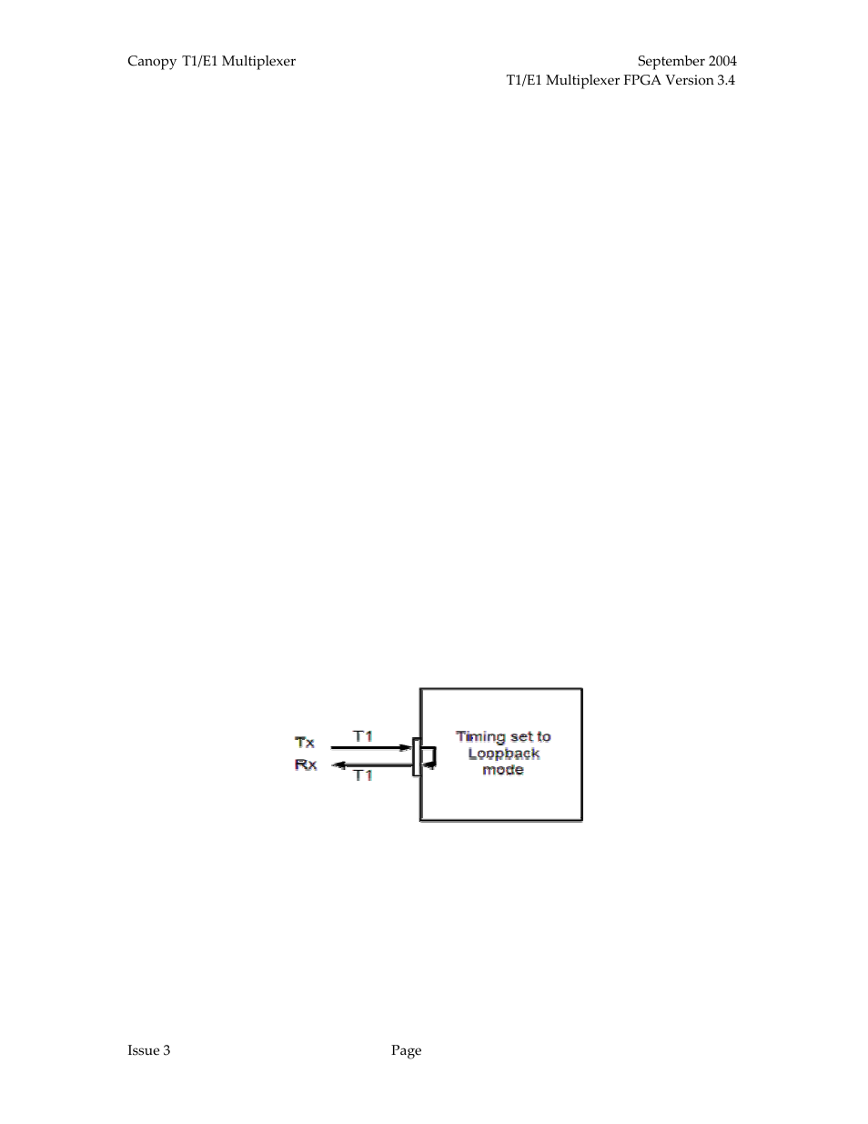 Loss of clock signal, Timing modes, Loopback timing mode | Recovered timing mode, Figure 8: master timing set to loopback mode | Motorola T1/E1 User Manual | Page 23 / 73