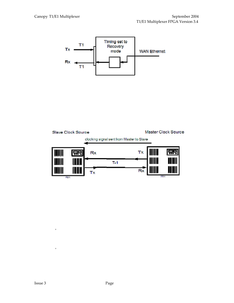 Network timing scenarios, Figure 9: slave timing set to recovered mode, Figure 10: network timing scenarios | Motorola T1/E1 User Manual | Page 24 / 73