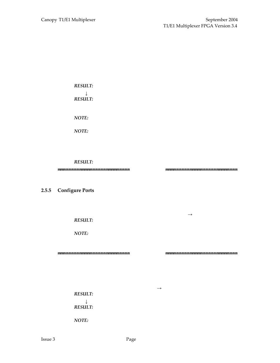 Configure ports | Motorola T1/E1 User Manual | Page 50 / 73