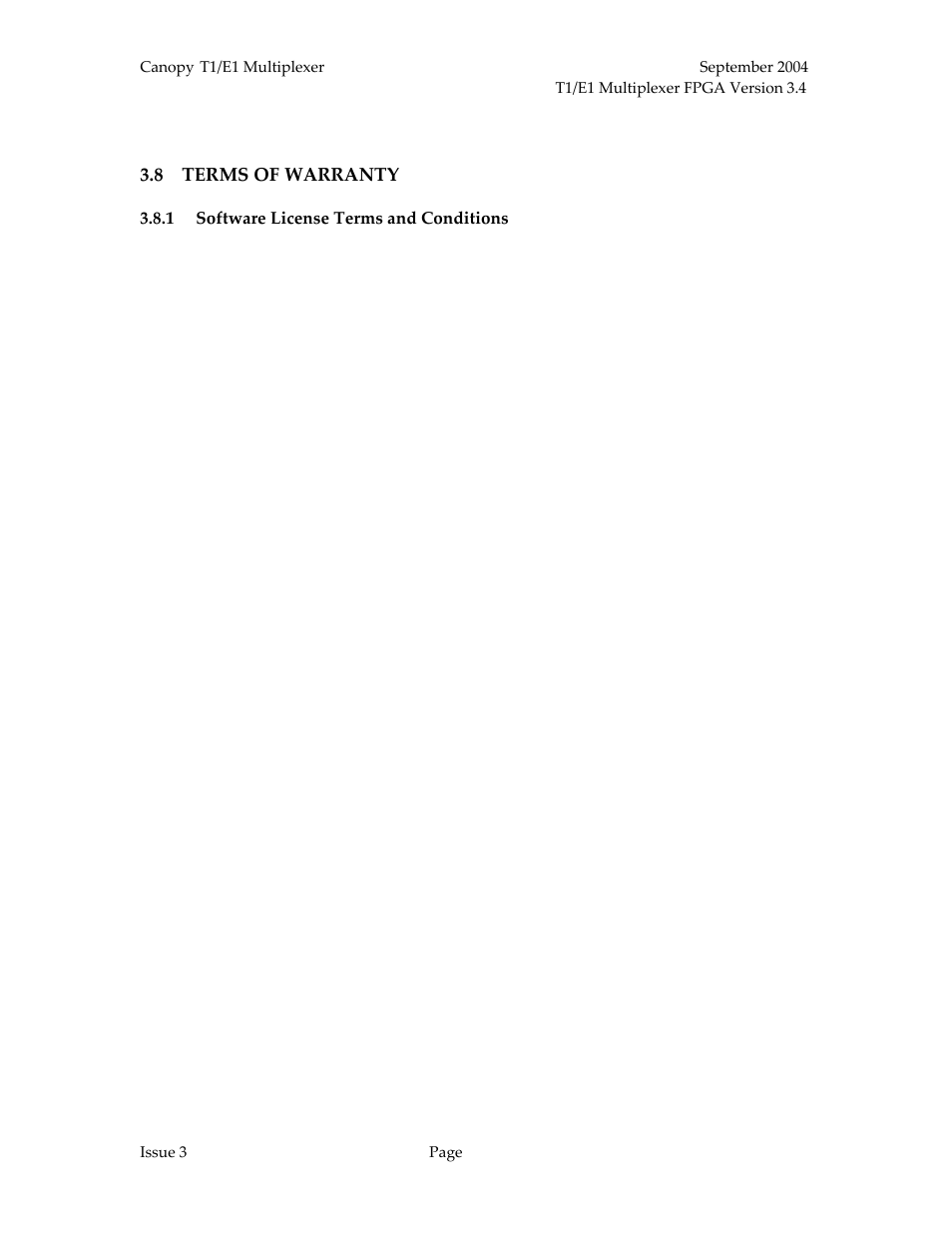 Terms of warranty, Software license terms and conditions | Motorola T1/E1 User Manual | Page 63 / 73