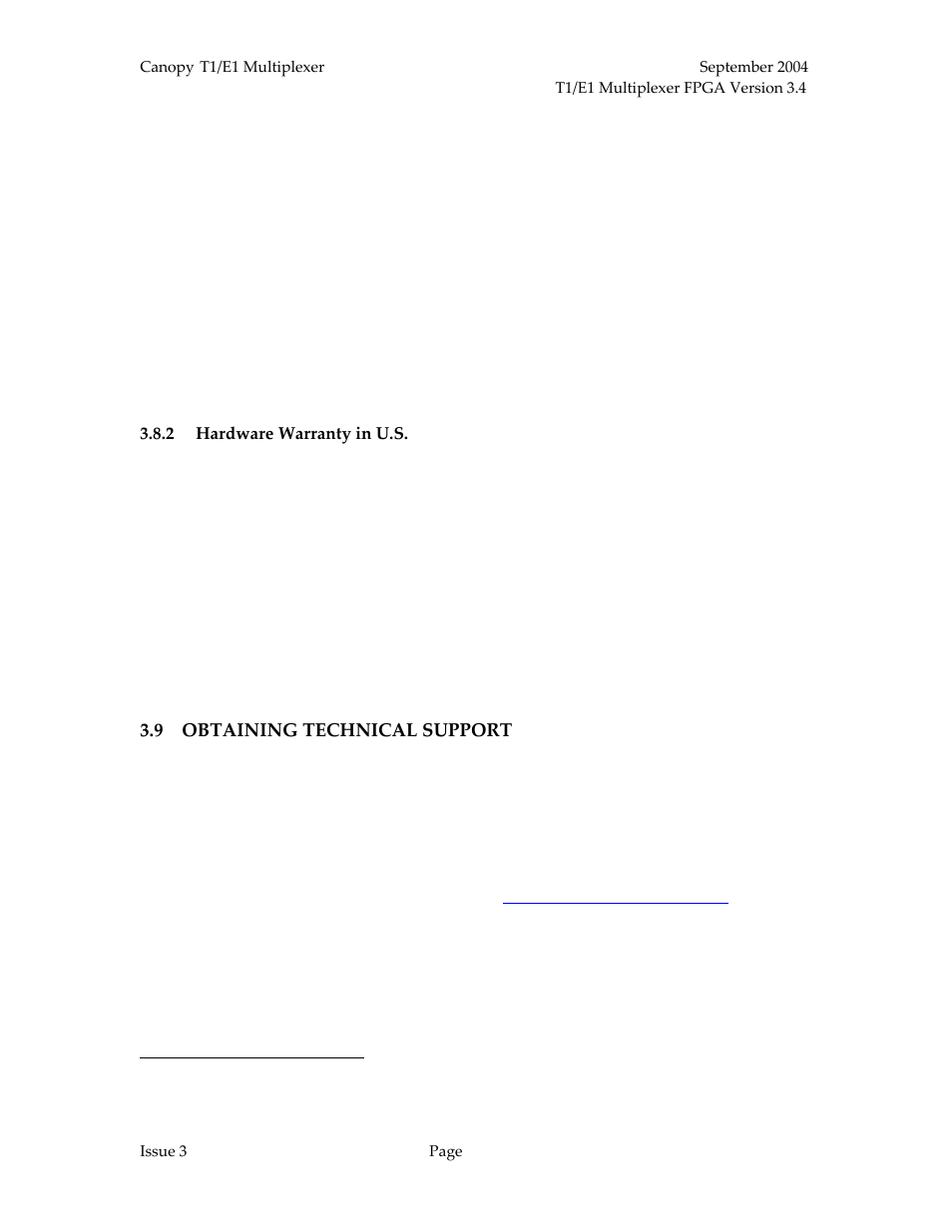 Hardware warranty in u.s, Obtaining technical support, Obtaining | Technical support, On pa | Motorola T1/E1 User Manual | Page 65 / 73