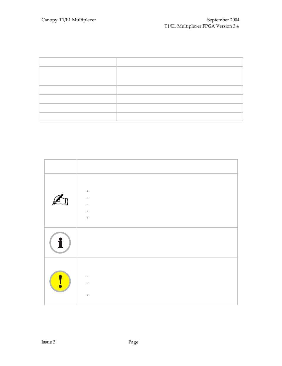 Table 1: font types, Table 2: admonition types, Table 1 | Motorola T1/E1 User Manual | Page 8 / 73