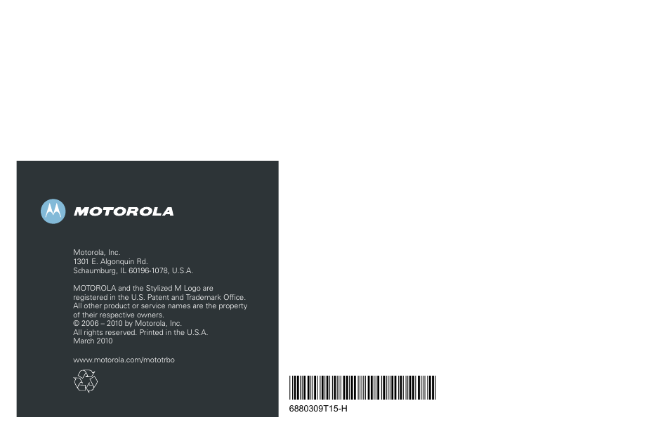 Motorola 4550 User Manual | Page 92 / 92