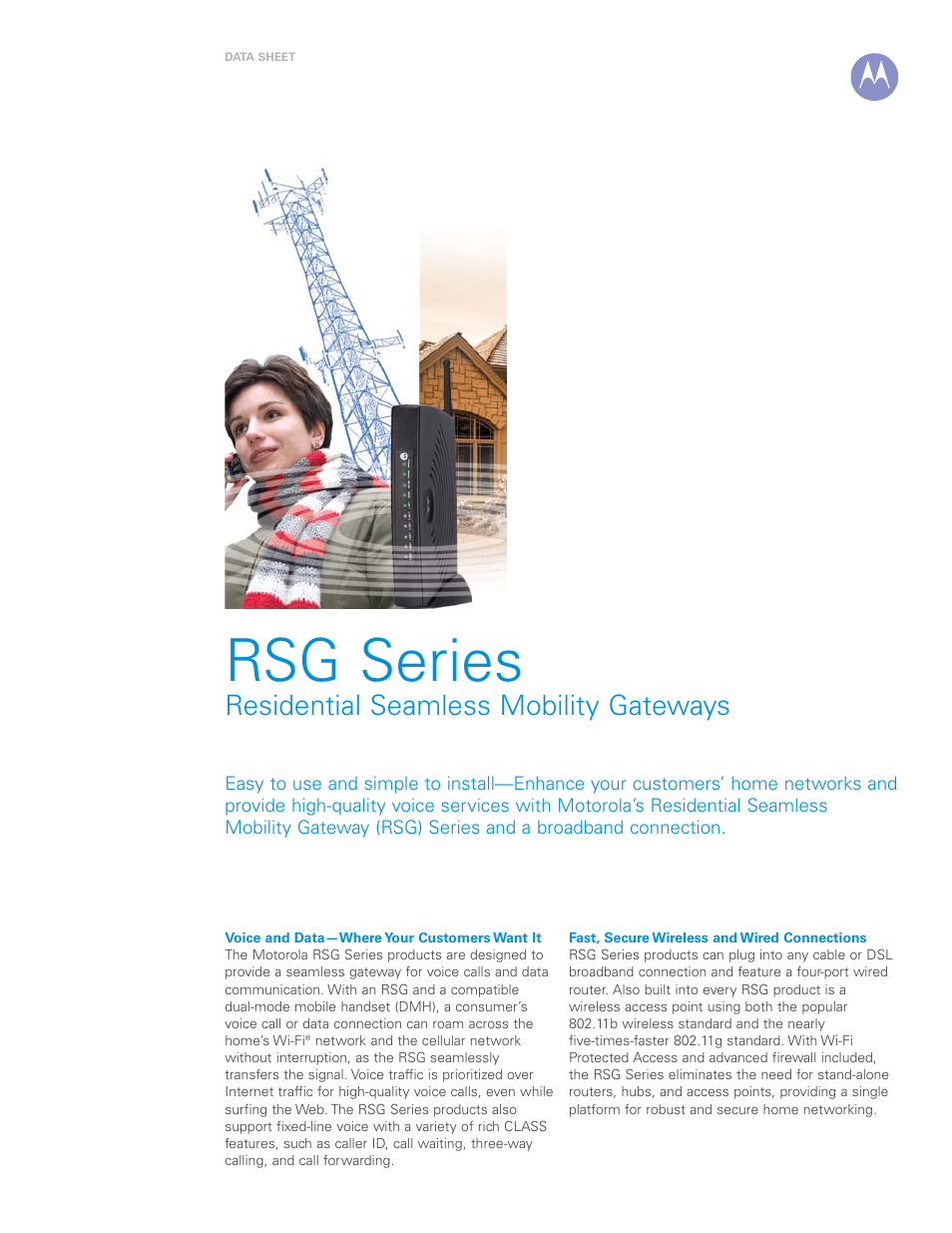 Motorola RSG Series User Manual | 5 pages