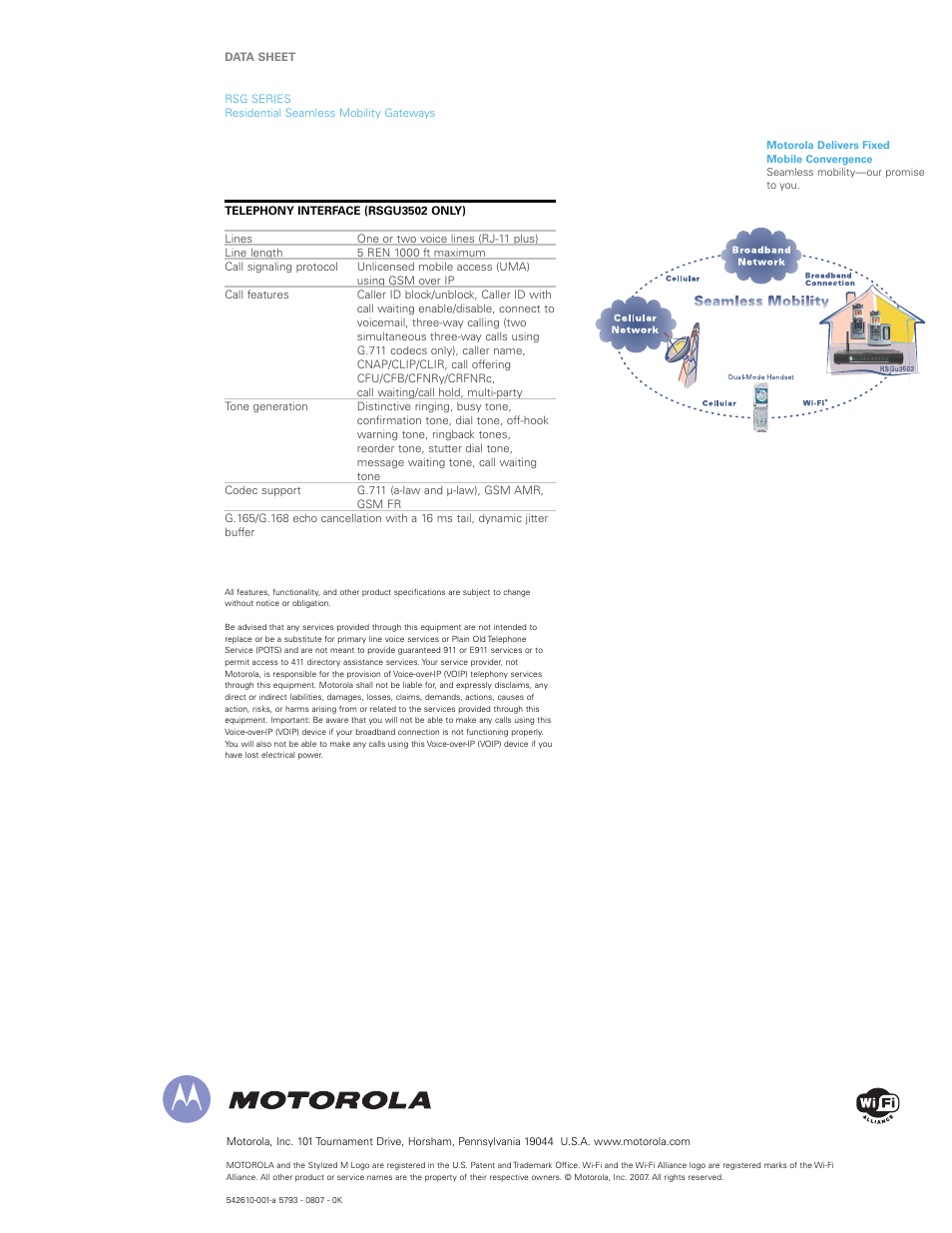 Motorola RSG Series User Manual | Page 5 / 5