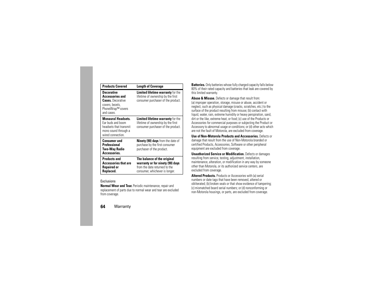 Motorola 6809512A76-A User Manual | Page 66 / 80