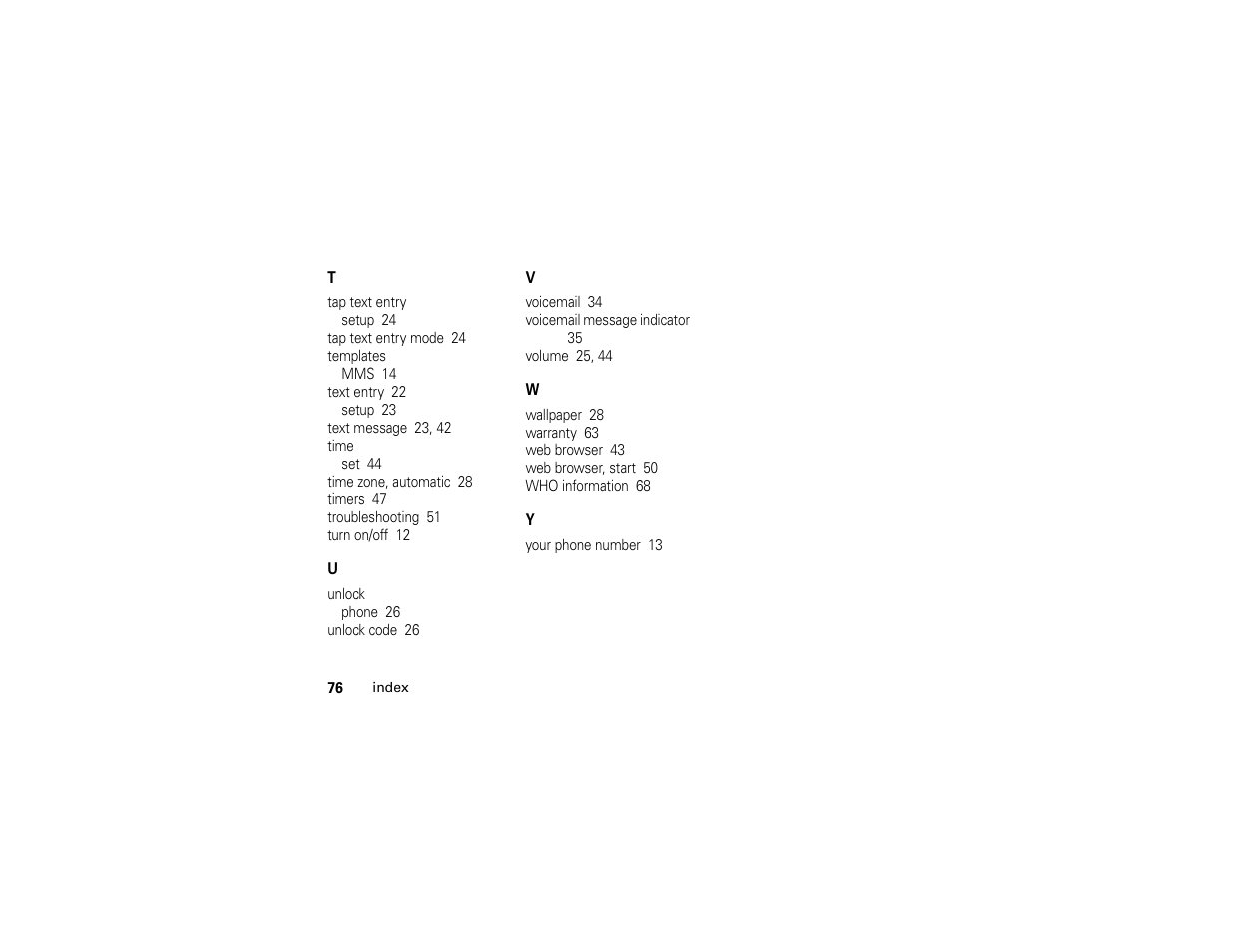 Motorola 6809512A76-A User Manual | Page 78 / 80
