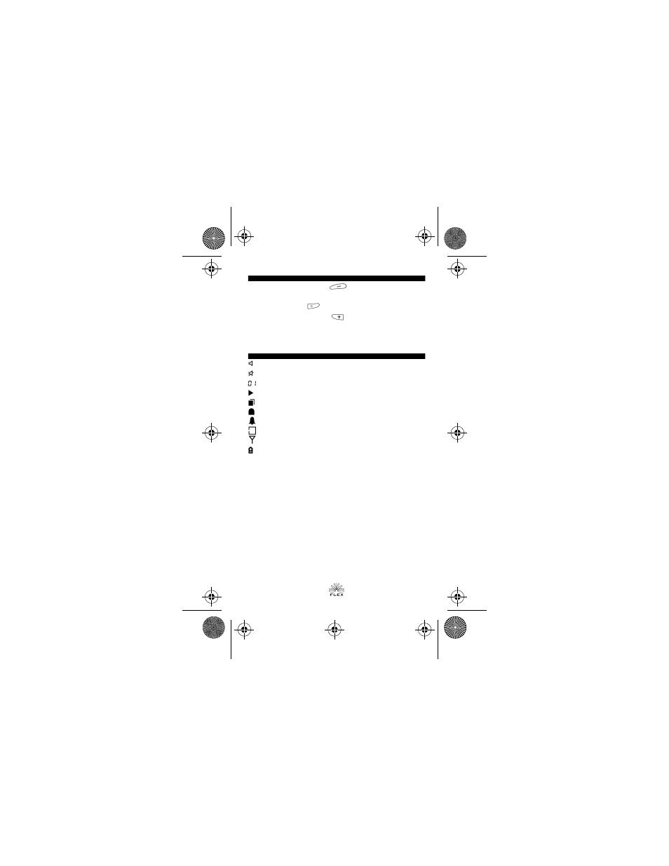 Controls, Indicator symbols | Motorola Express Xtra Express Xtra FLX Pager User Manual | Page 5 / 20