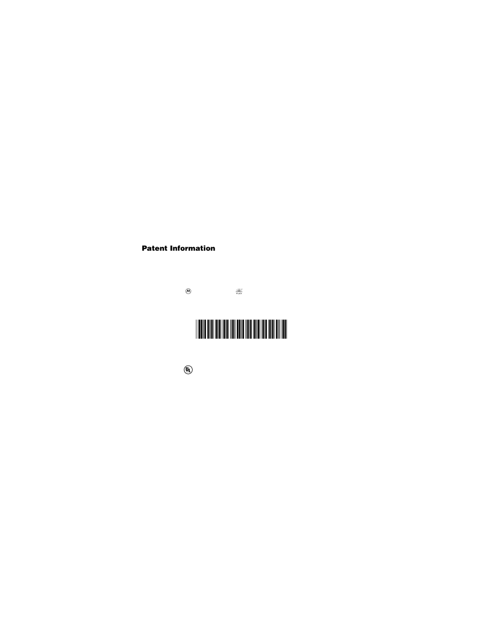 Patent information | Motorola Jazz Pager User Manual | Page 44 / 48