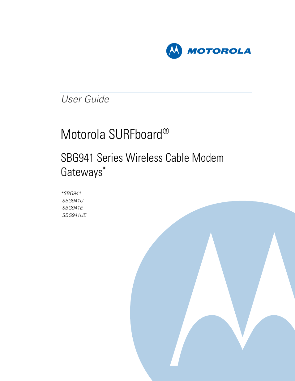 Motorola SURFboard 570280-001-a User Manual | 78 pages