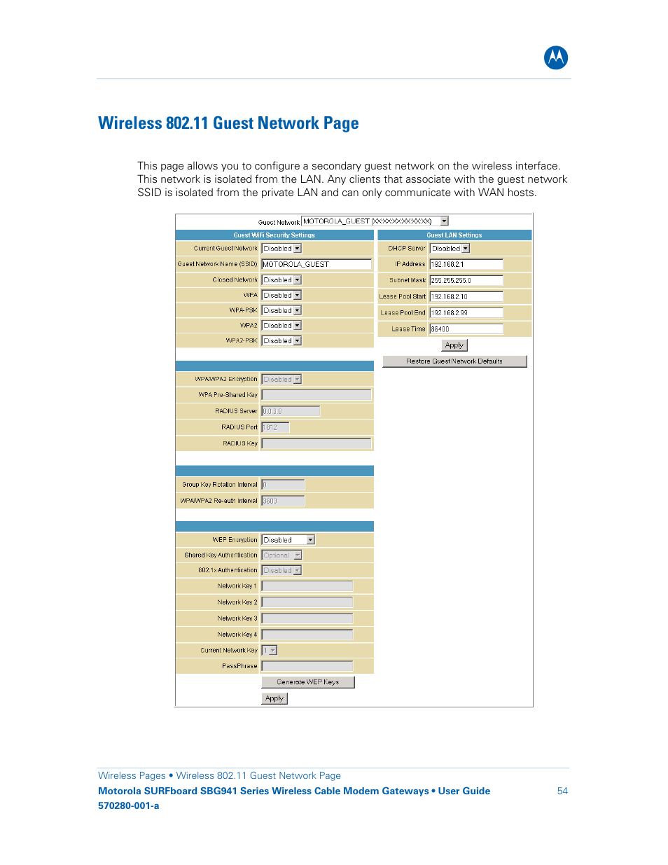 Motorola SURFboard 570280-001-a User Manual | Page 62 / 78