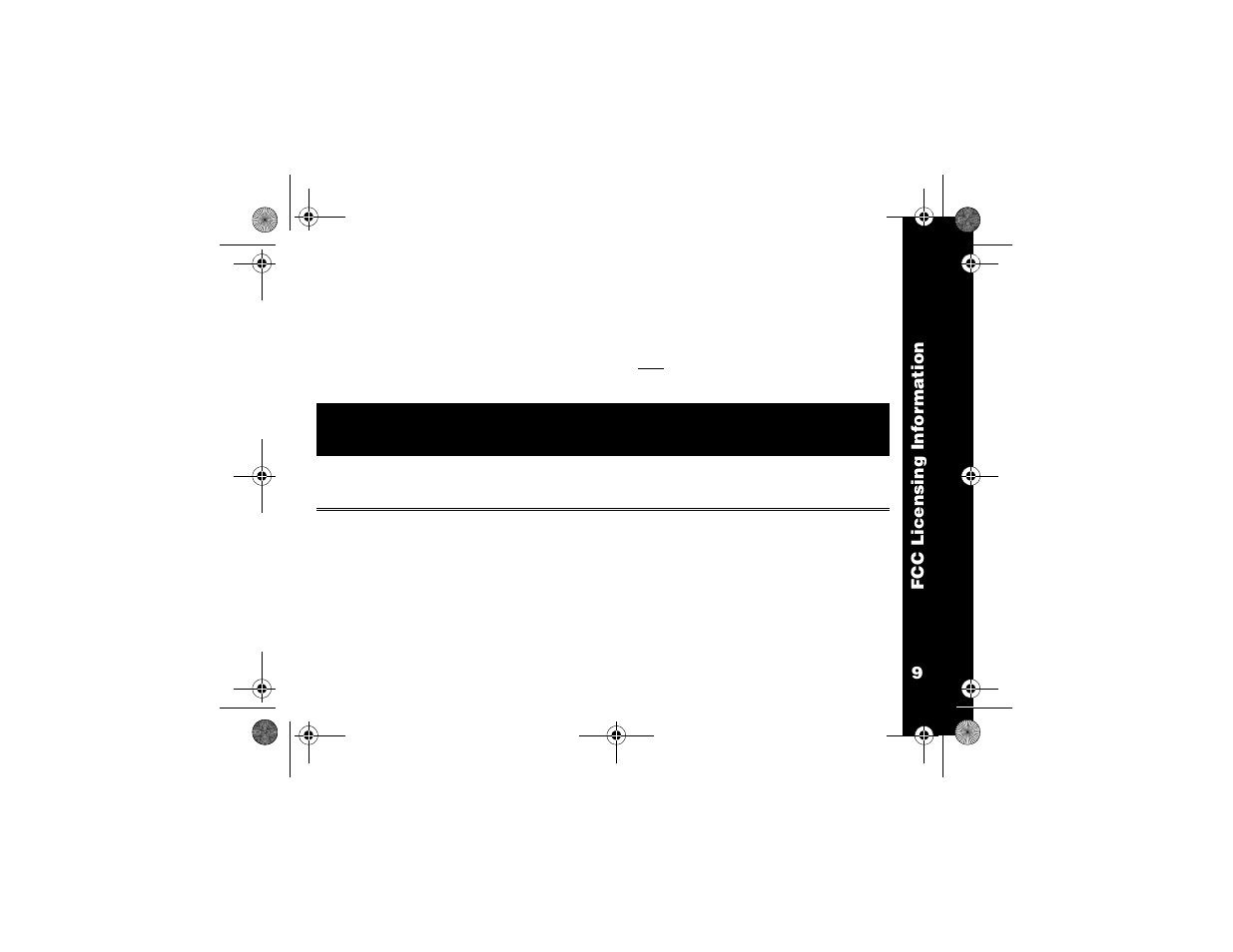Fcc licensing information | Motorola T5800 User Manual | Page 13 / 42