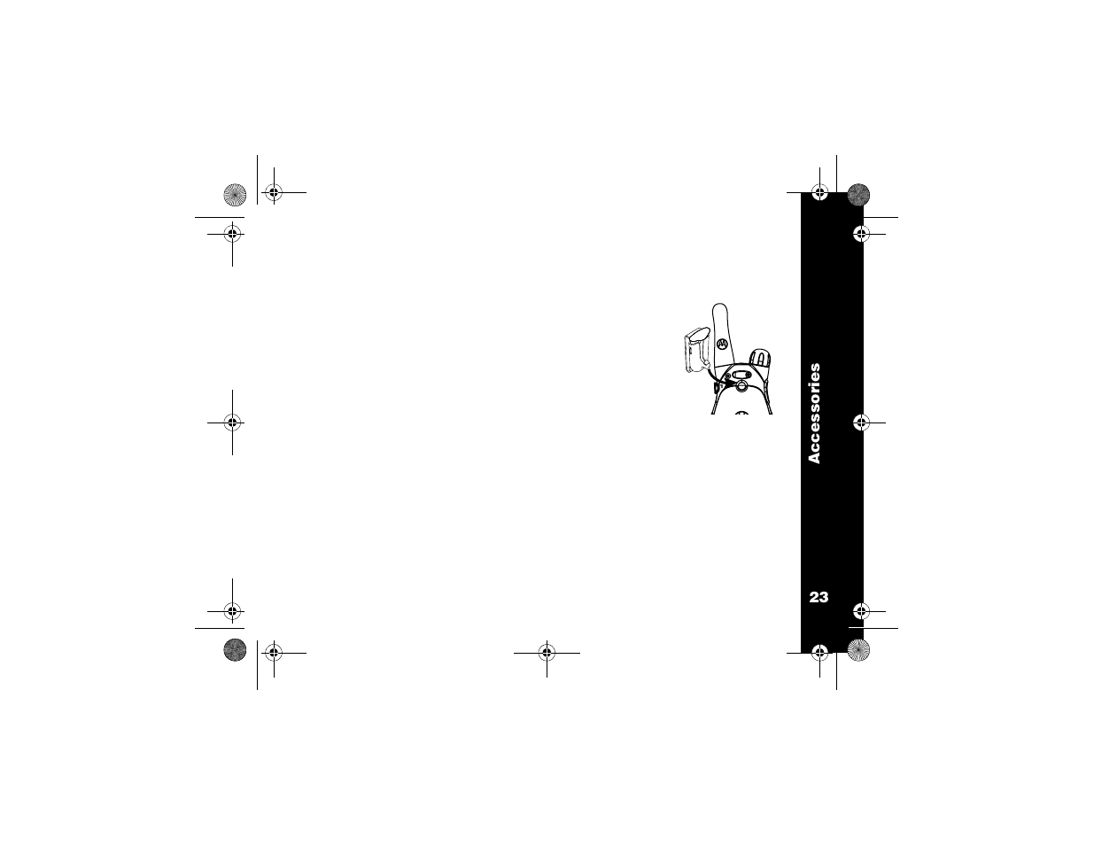 Belt-clip (included) | Motorola T5800 User Manual | Page 27 / 42