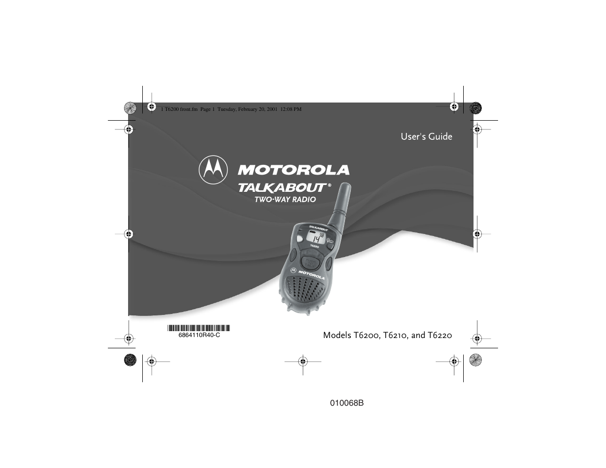 Motorola T6200 User Manual | 70 pages