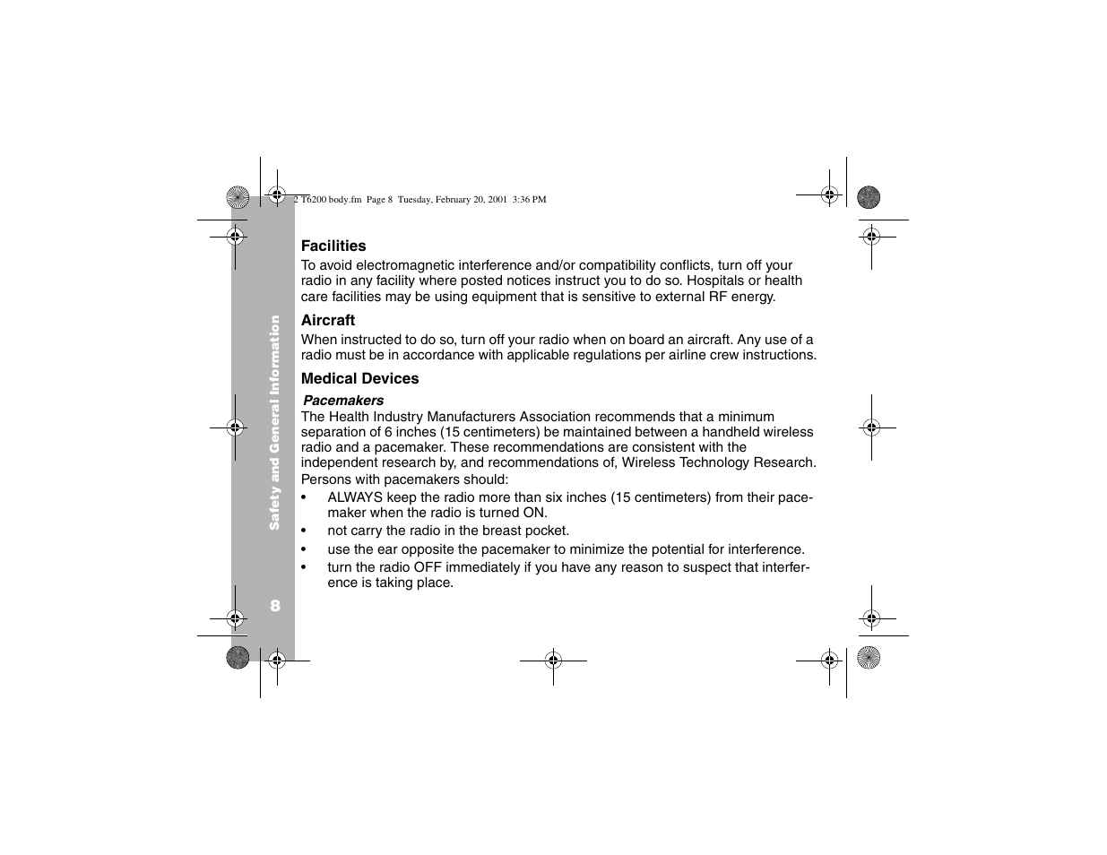 Motorola T6200 User Manual | Page 10 / 70