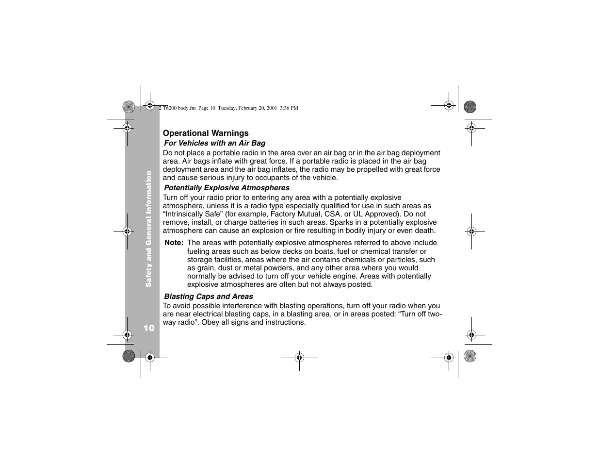 Motorola T6200 User Manual | Page 12 / 70