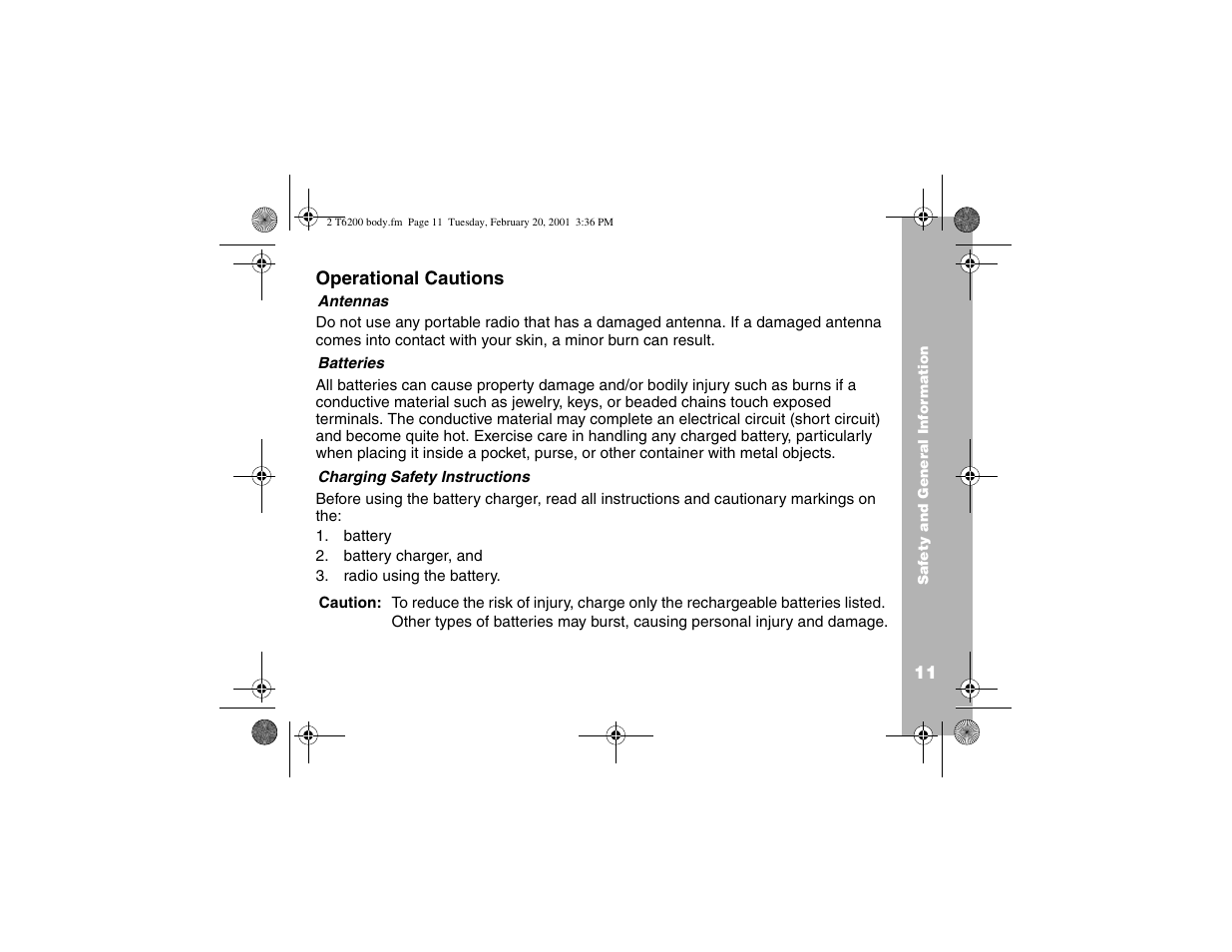 Motorola T6200 User Manual | Page 13 / 70