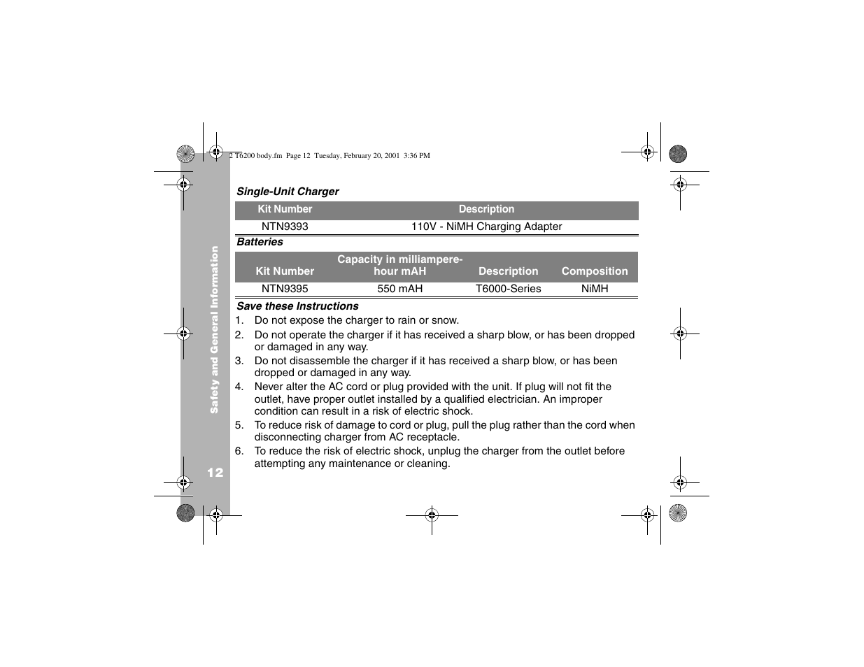 Motorola T6200 User Manual | Page 14 / 70