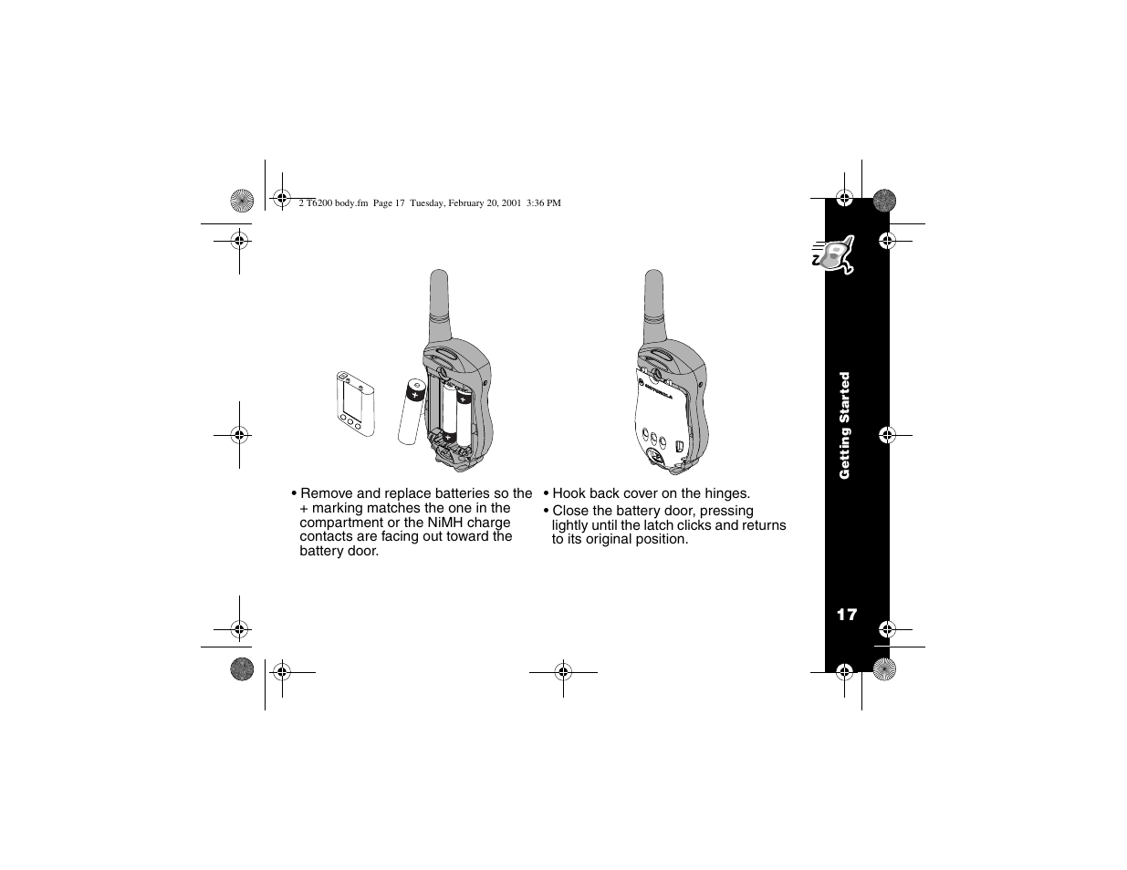 Motorola T6200 User Manual | Page 19 / 70