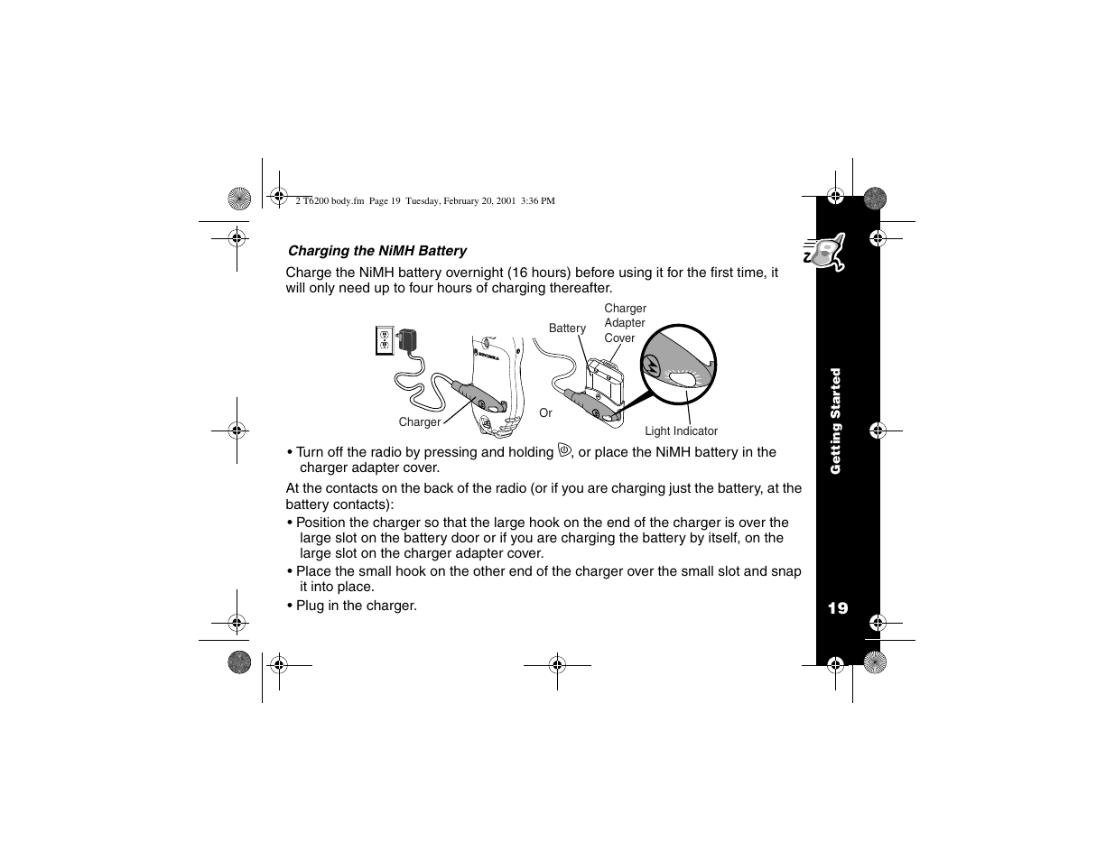Motorola T6200 User Manual | Page 21 / 70