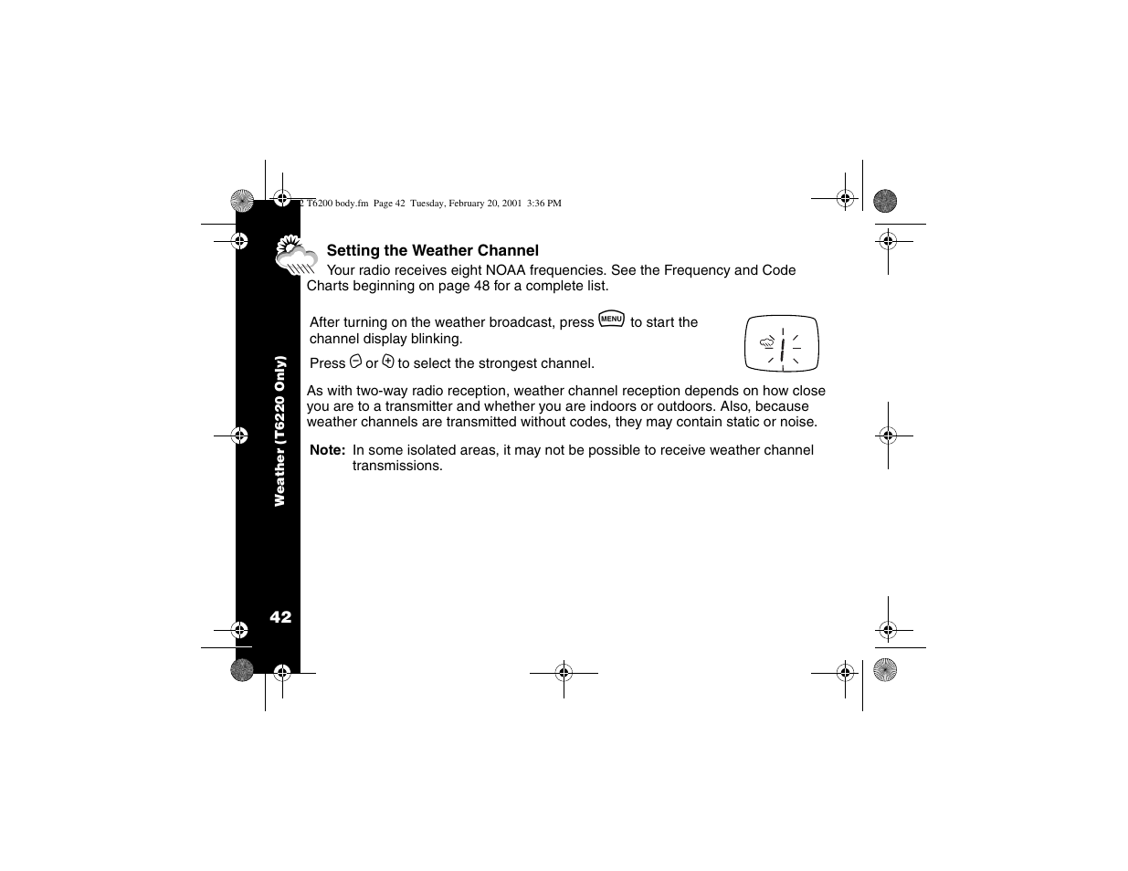 Motorola T6200 User Manual | Page 44 / 70