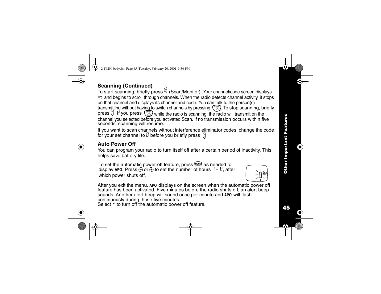 Motorola T6200 User Manual | Page 47 / 70