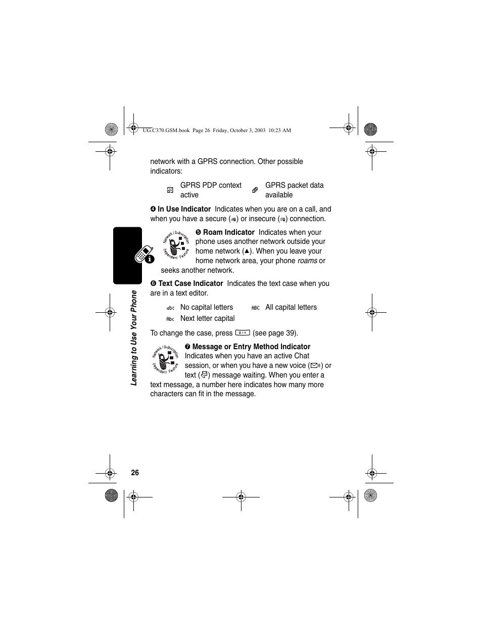 Motorola C370 Series User Manual | Page 28 / 132