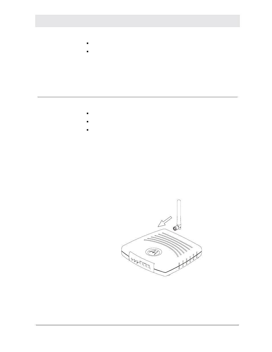 Section 2:installation, Hardware setup, Antenna installation | Router physical installation | Motorola WR850G User Manual | Page 16 / 93
