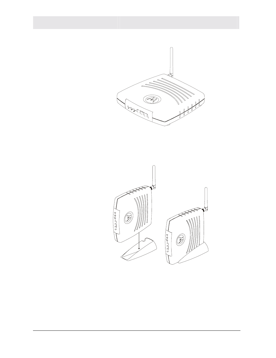 Horizontal installation, Vertical installation | Motorola WR850G User Manual | Page 17 / 93