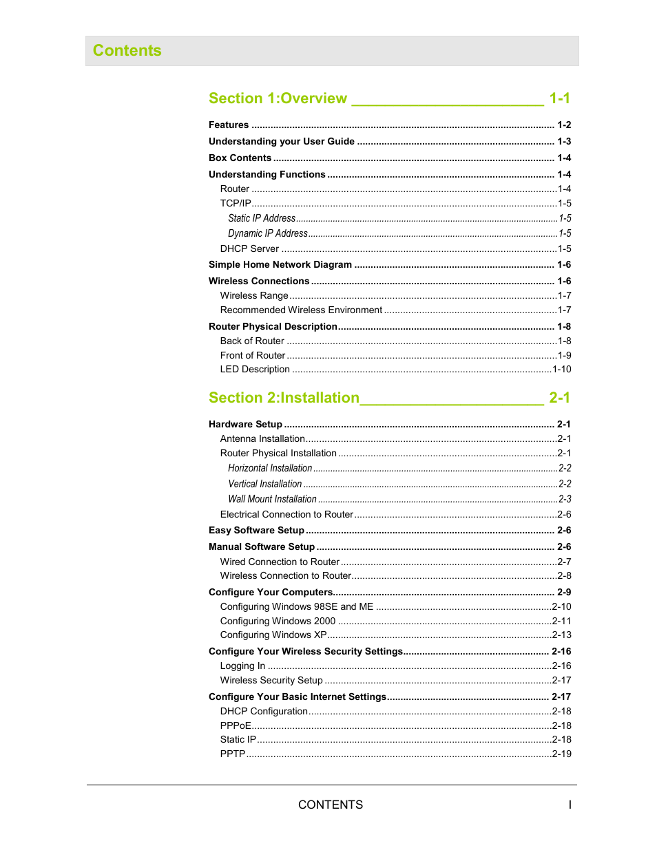 Motorola WR850G User Manual | Page 4 / 93
