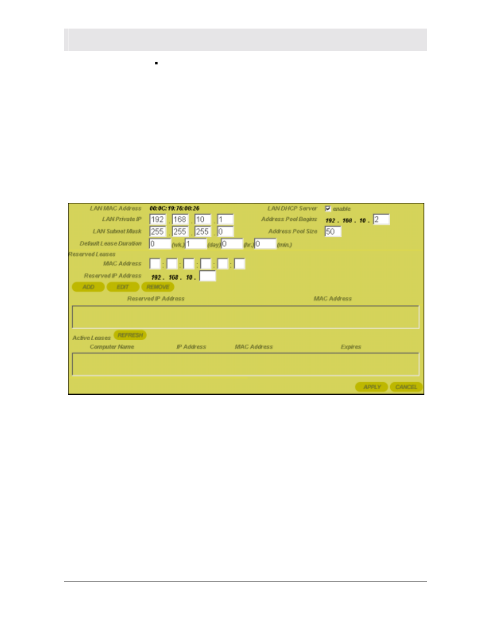 Networking ˚ dhcp server | Motorola WR850G User Manual | Page 61 / 93