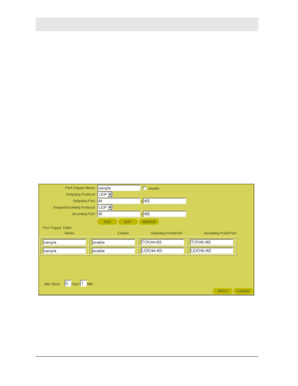Networking ˚ port trigger | Motorola WR850G User Manual | Page 68 / 93