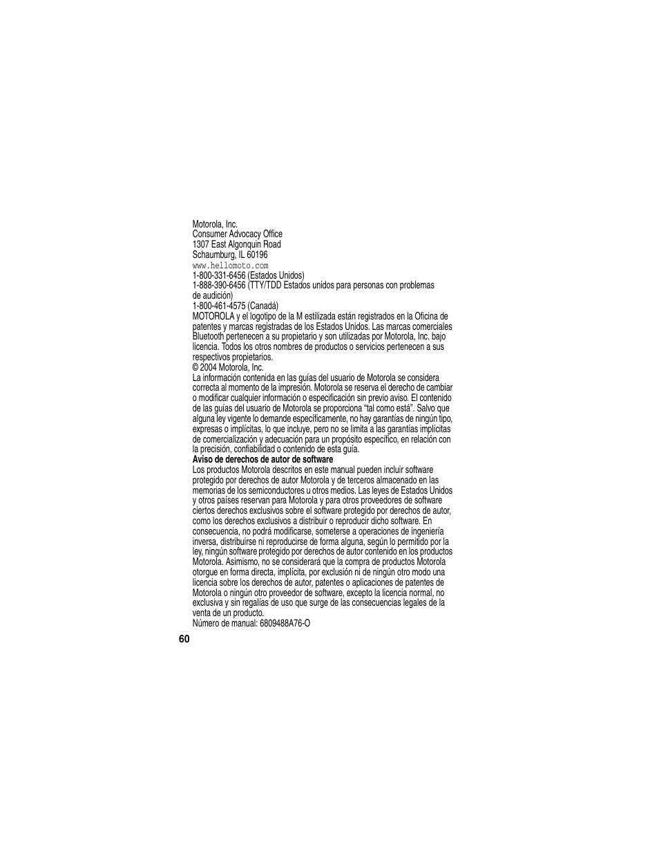 Motorola HF850 User Manual | Page 62 / 90