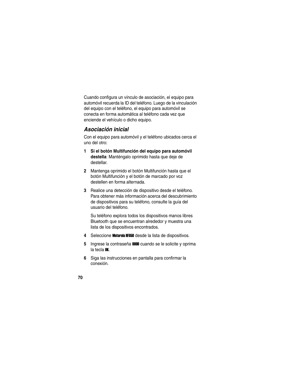 Motorola HF850 User Manual | Page 72 / 90