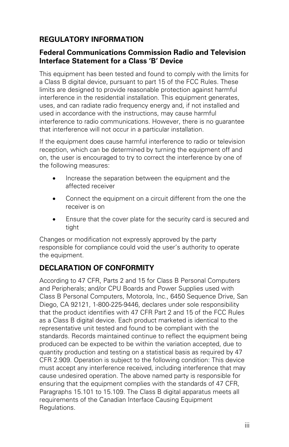 Motorola VIP1200 User Manual | Page 5 / 27