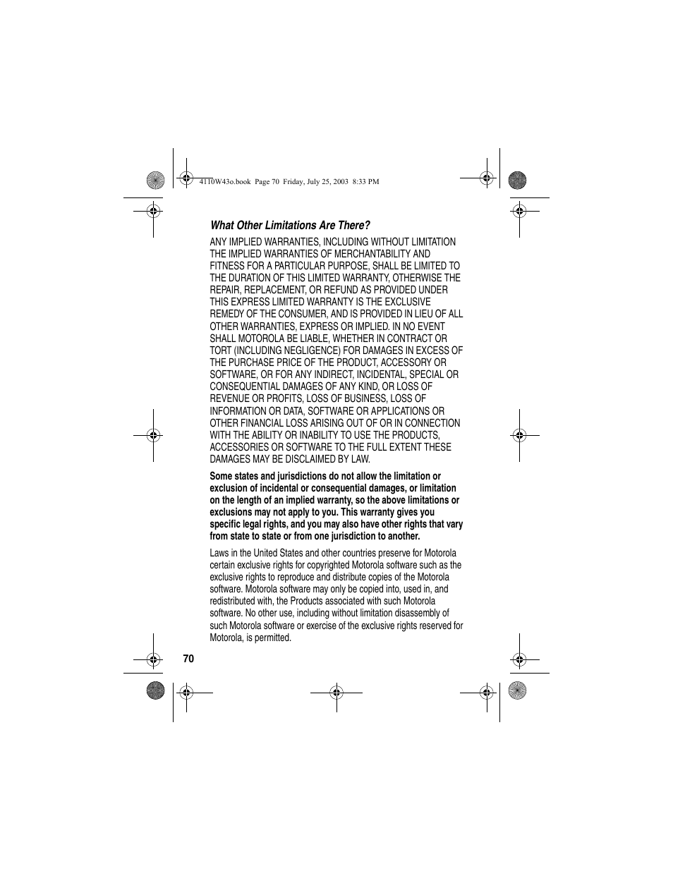 Motorola MD680 User Manual | Page 72 / 76