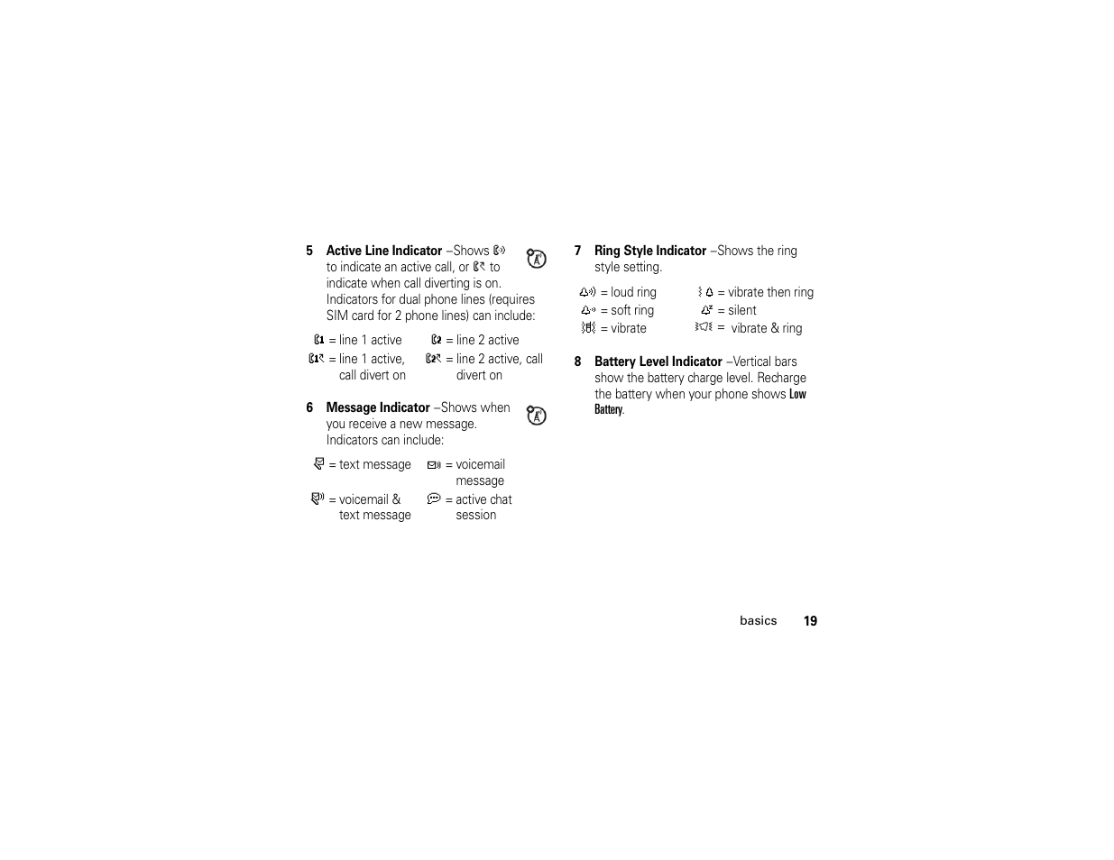 Motorola C261 User Manual | Page 21 / 78