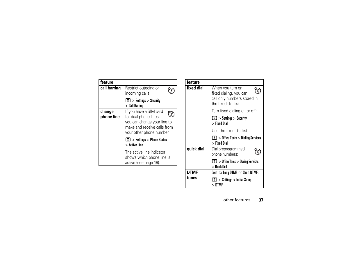 Motorola C261 User Manual | Page 39 / 78